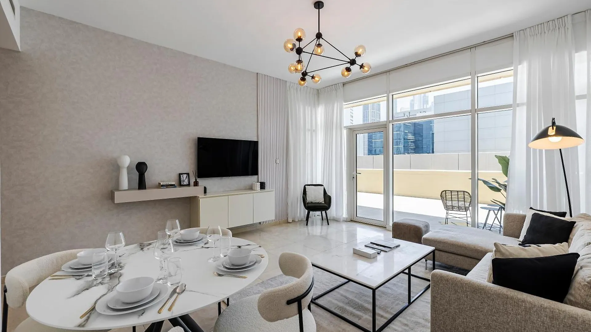 1Br Study Bay Square City View Business Bay Dubai